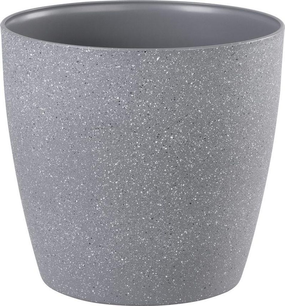 Kvetináč Strend Pro Stone, 28x26 cm, šedý, efekt kameňa Obrázek produktu 