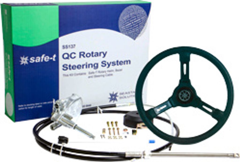 Seastar Safe-T Qc Sistema di governo con cavo 9' (2,74 m) + Immagine del prodotto 