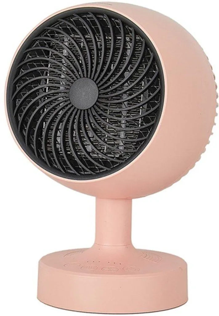Chauffage d'appoint électrique oscillant rose - Petit format bureau