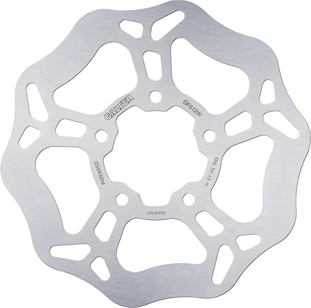 GALFER Wave Bremsscheibe "DF612", W - starr, (KBA), vorne auch hinten passend für Aprilia Sport City 125-200-250 Bj. 2004, Scabeo 150-200-250-500 ...