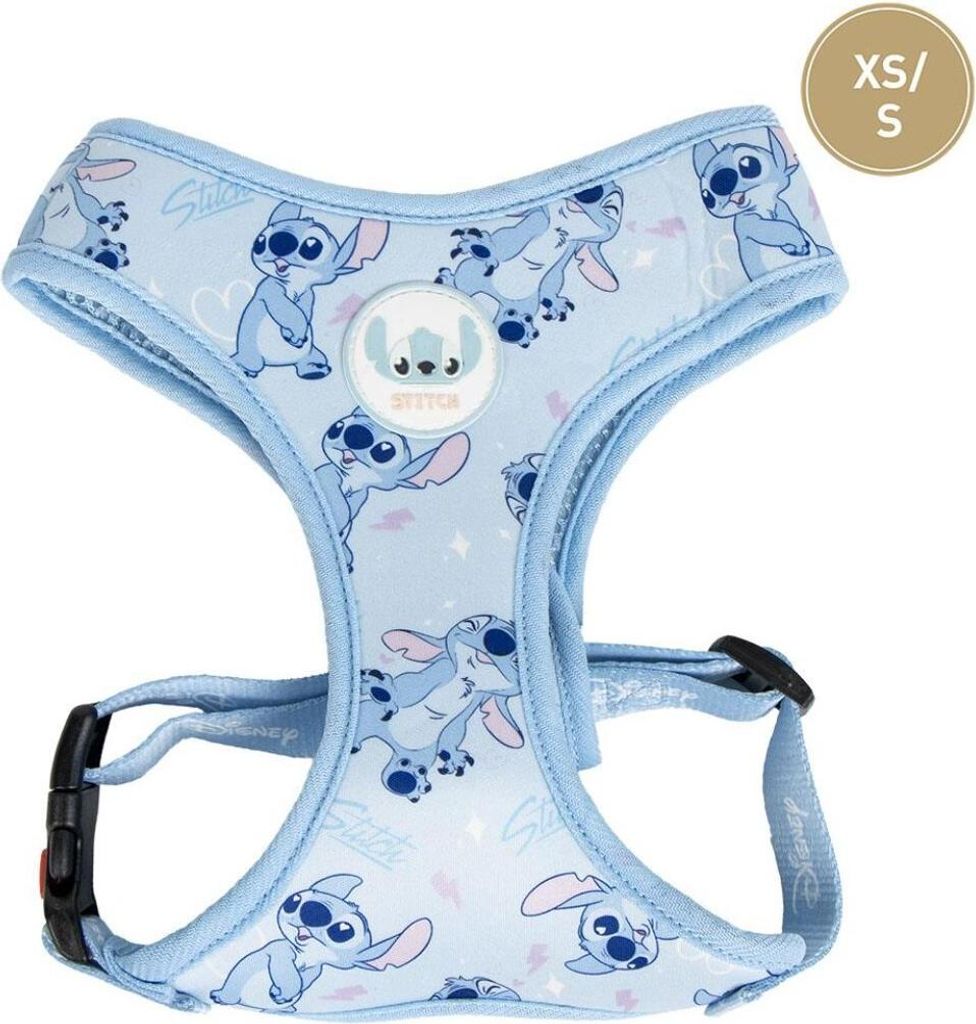 Szelki dla psa Stitch jasnoniebieskie XS/S Zdjęcie produktu 