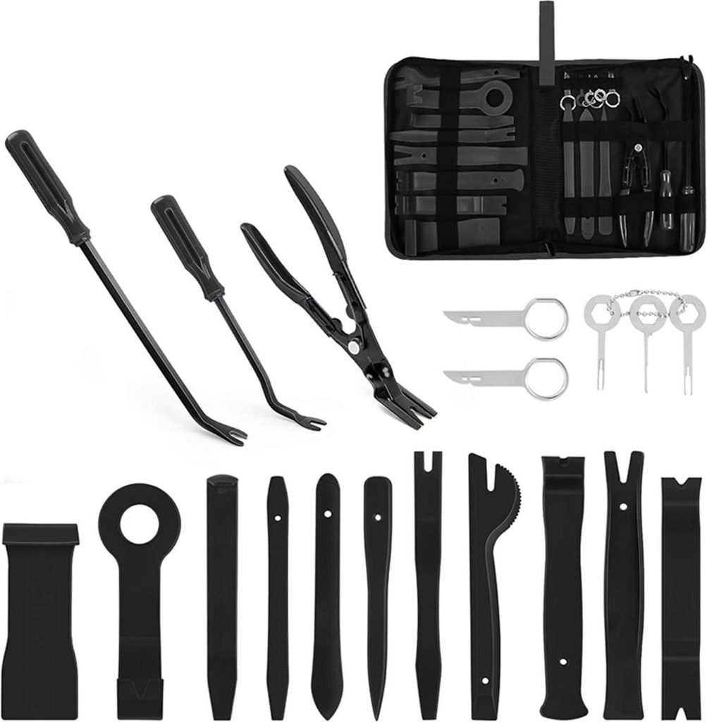 INF 19-teiliges Auto-Zierleisten-Entfernungsset - Werkzeug für die Autoinnenraumreparatur