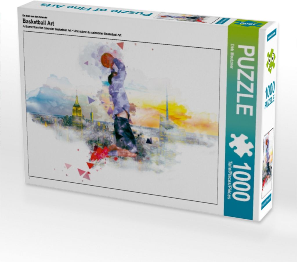Calvendo Ein Motiv aus dem Kalender Basketball Art 1000 Teile Puzzle quer 640x480mm, Meutzner Dirk; 7439276