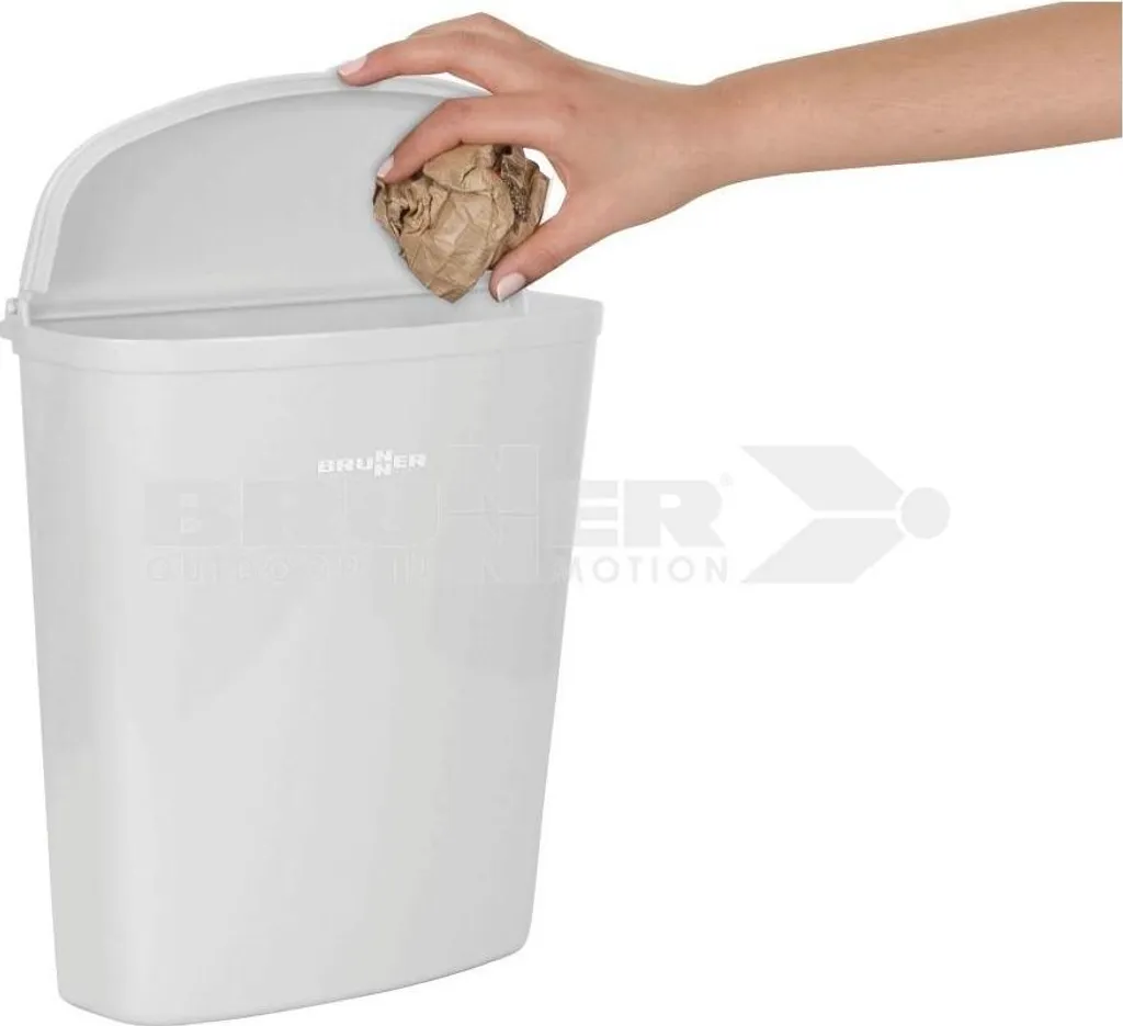 Corbeille Brunner Pillar Blanche Compacte et Robuste pour Caravane