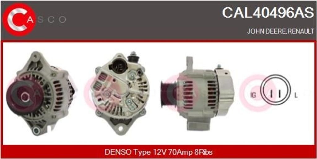 CASCO Generator Brand New HQ CAL40496AS