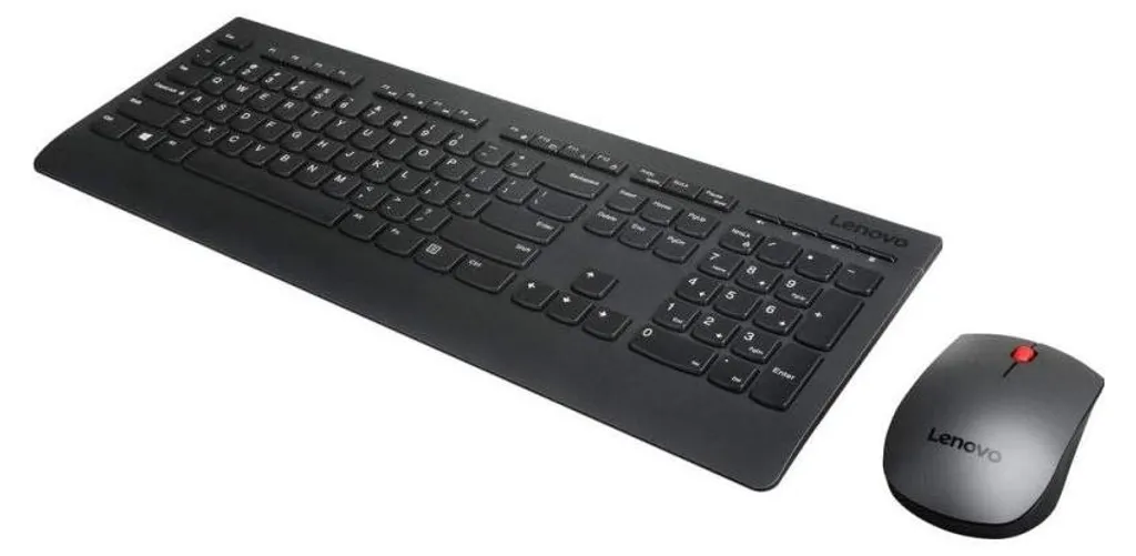 Clavier et Souris Lenovo Sans Fil Ergonomique et Silencieux Tastatur