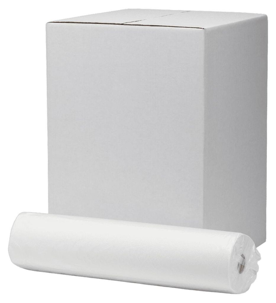 3180x Celtex Liegenabdeckungen 2-lagig Papier mit PE-Beschichtung weiß 59,5x38cm 265 Abrisse 6 Rollen je 100m