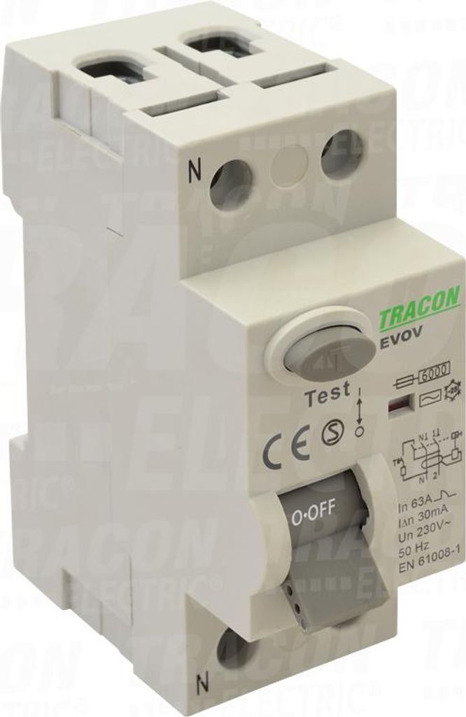 40A 30mA AC 2P TRACON Differenzial-Leistungsschalter