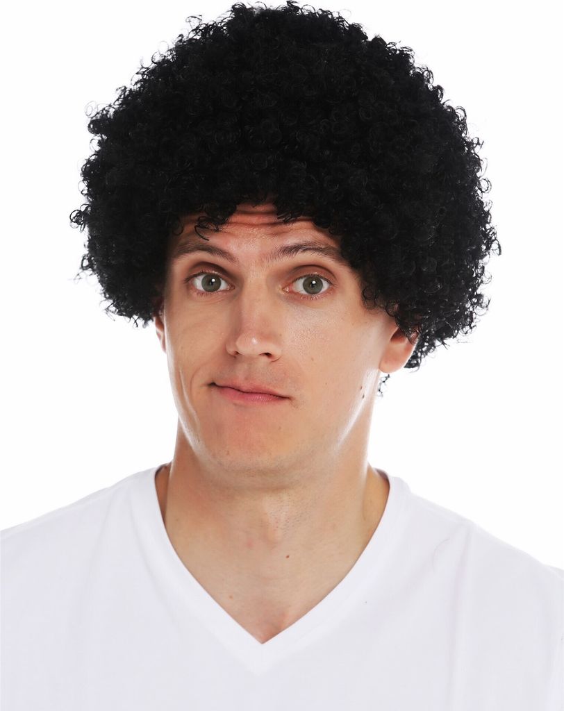 WIG ME UP Afro-Perücke kurz dicht schwarz MMAS-6M-K01 Produktbild 