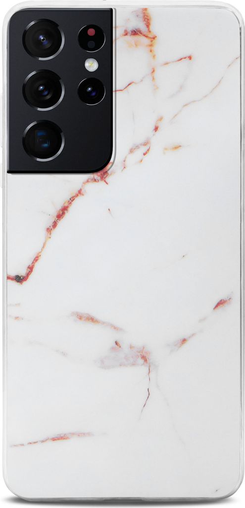 ONEFLOW Sense Case kompatibel mit Samsung Galaxy S21 Ultra - Hülle in Marmor Optik, Emotion