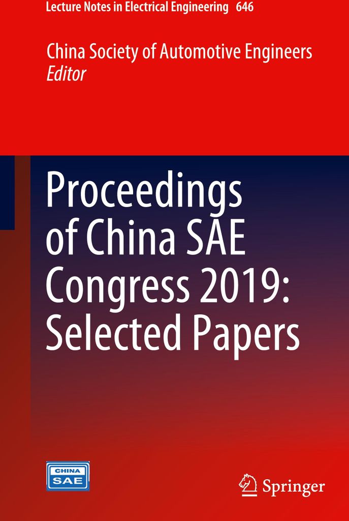 Proceedings of China SAE Congress 2019: Selected Papers