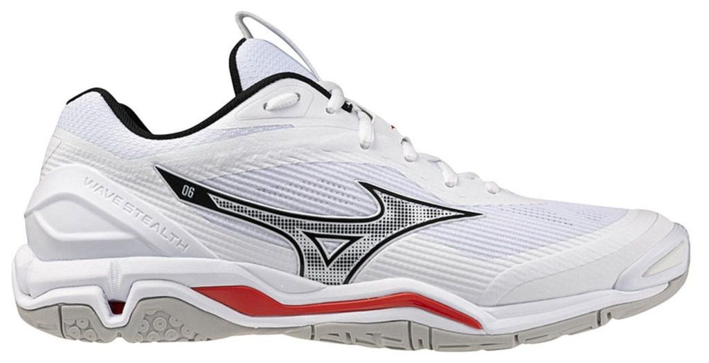 Mizuno Handballschuhe Wave Stealth 6, weiß, 45, Herren