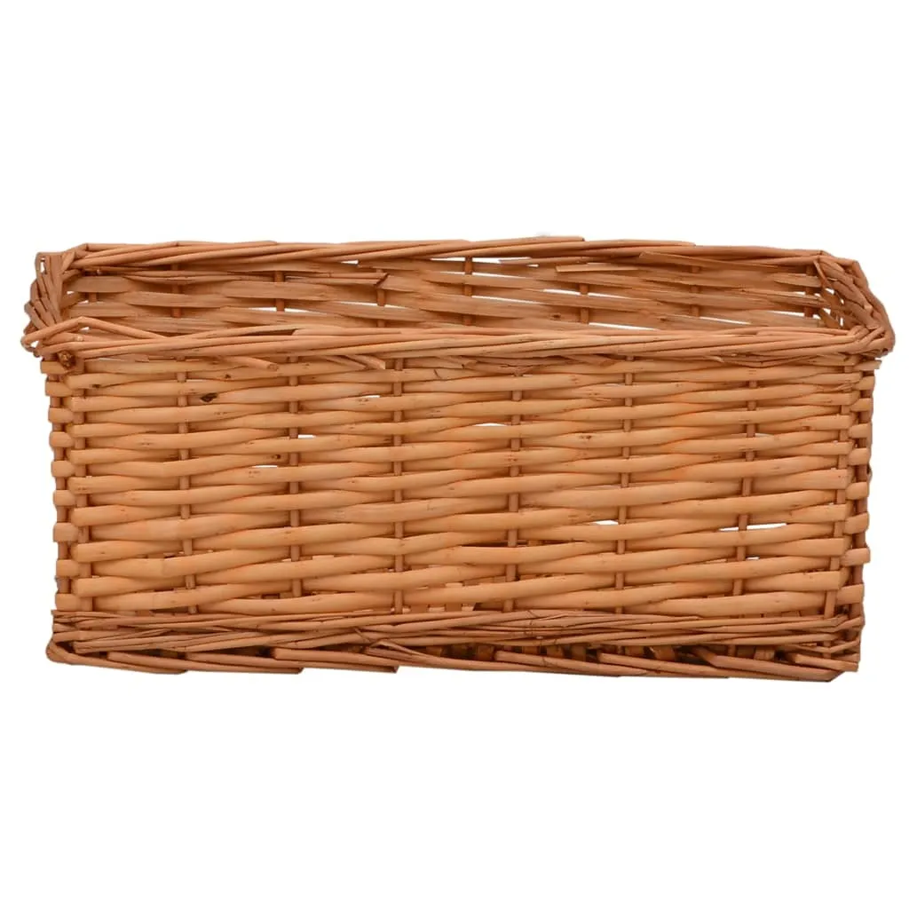 vidaXL Cestini in Vimini Marrone: 4 Pezzi per un Tocco Shabby Chic - 6