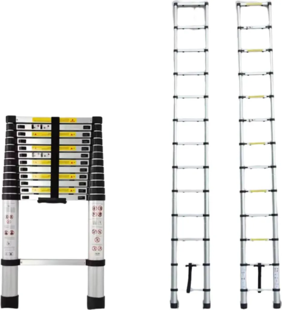 Échelle escamotable coulissante 3m20 alu pour travaux intérieur extérieur