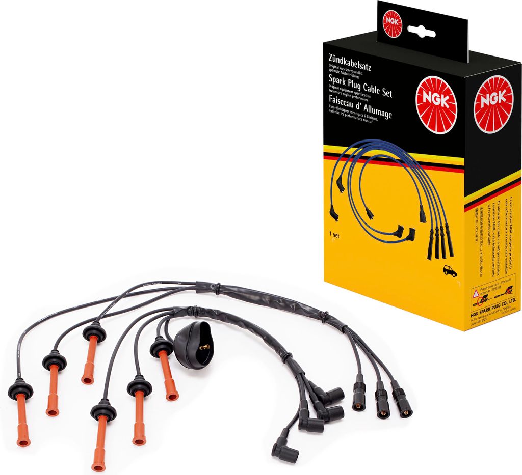 Set di cavi di accensione a 7 fili, nero, NGK – Competenze Immagine del prodotto 