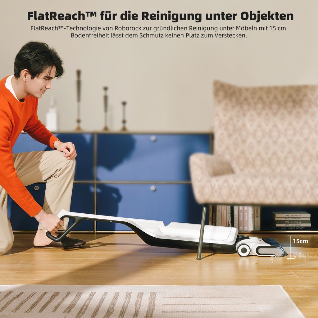 Roborock Flexi Nass- & Trockensauger, 17000 Pa,30 min Produktbild 3