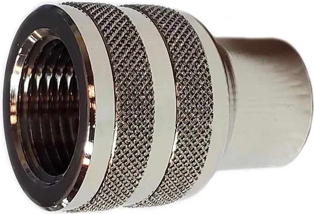 Metalsub Din300 Buchse Auf 1/4 Zoll Buchse Adapter Silber Silber One Size