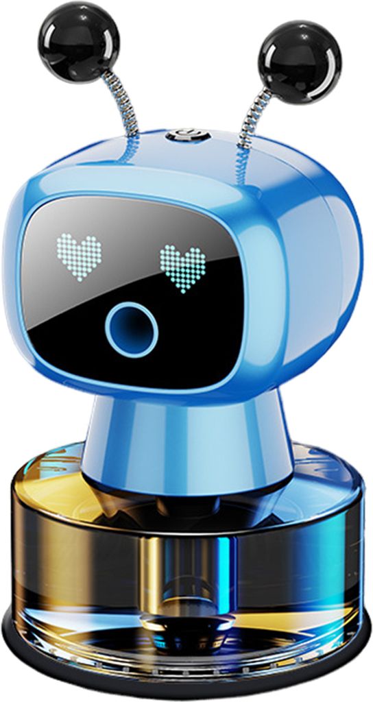 Intelligenter Auto-Lufterfrischer, Aromatherapie, 3 Modi, einstellbar, lang anhaltender Duft, Diffusor für ätherische Öle in Roboterform