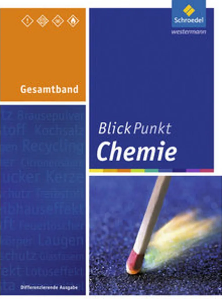 Blickpunkt Chemie Gesamtband Hessen Programme Complet de Chimie