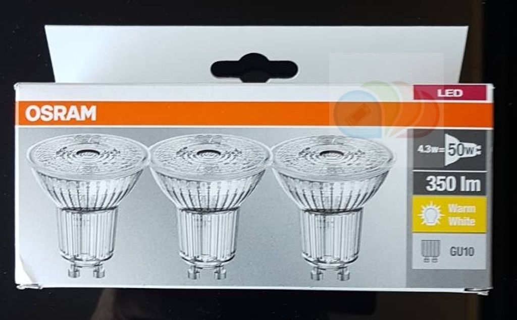 Osram Led Glühbirne 4.3W Gu10 3-Pak Produktbild 22