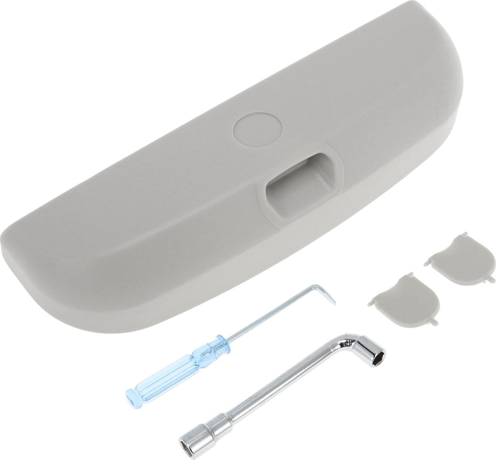 Auto-Sonnenbrillenetui für Volvo XC60 2016-2024 Brillenhalter Aufbewahrungsbox Kunststoff Grau 1 Set