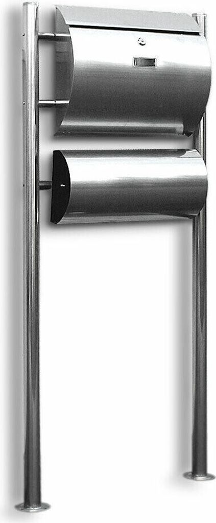 Bituxx Standbriefkasten Edelstahl mit separater Produktbild 2