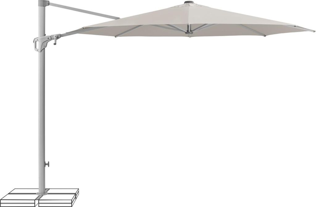 Suncomfort by Glatz Familyflex, Terrassenschirm, Rechteck, Produktbild 