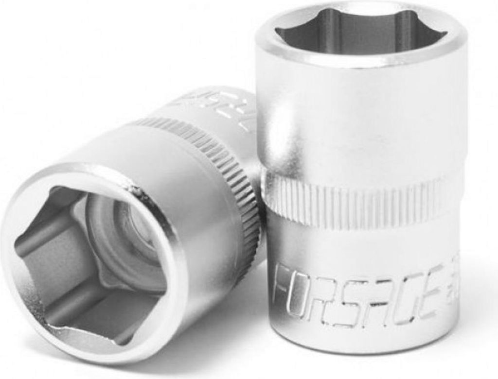 Steckschlüsseleinsatz 10mm 1/2" 6-kant kurz Cr-V