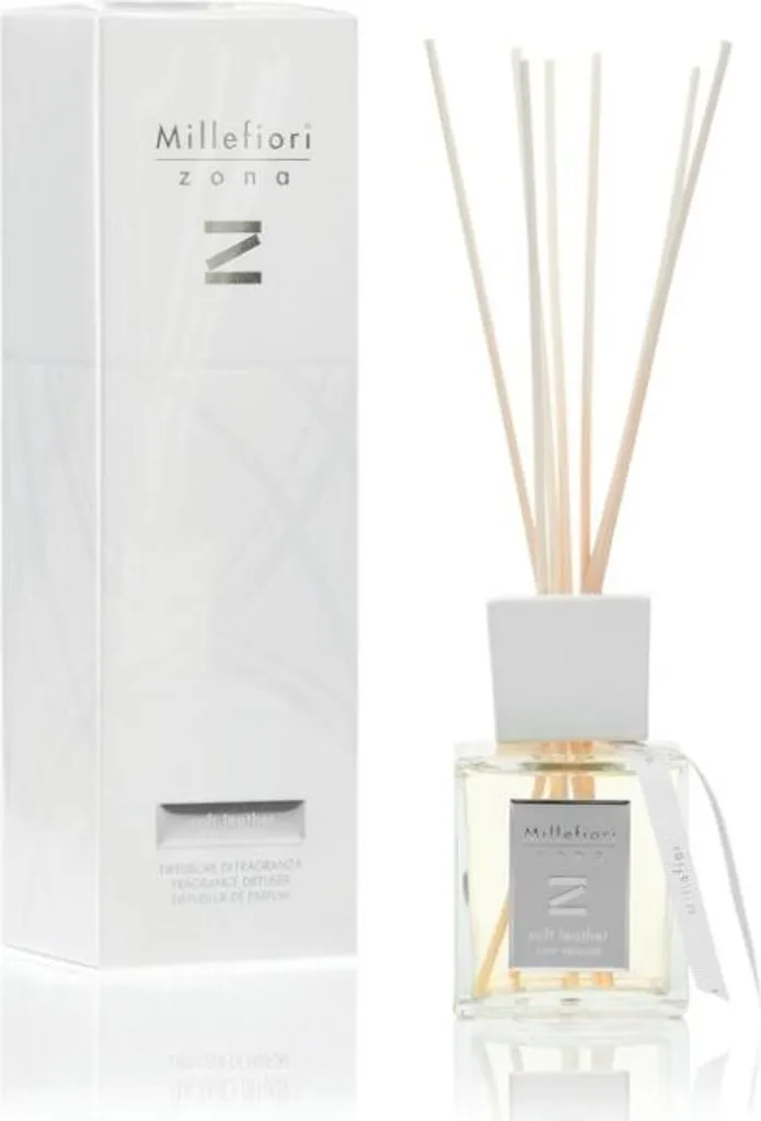 Parfum d'intérieur Soft Leather Zona Millefiori Milano flacon 250ml