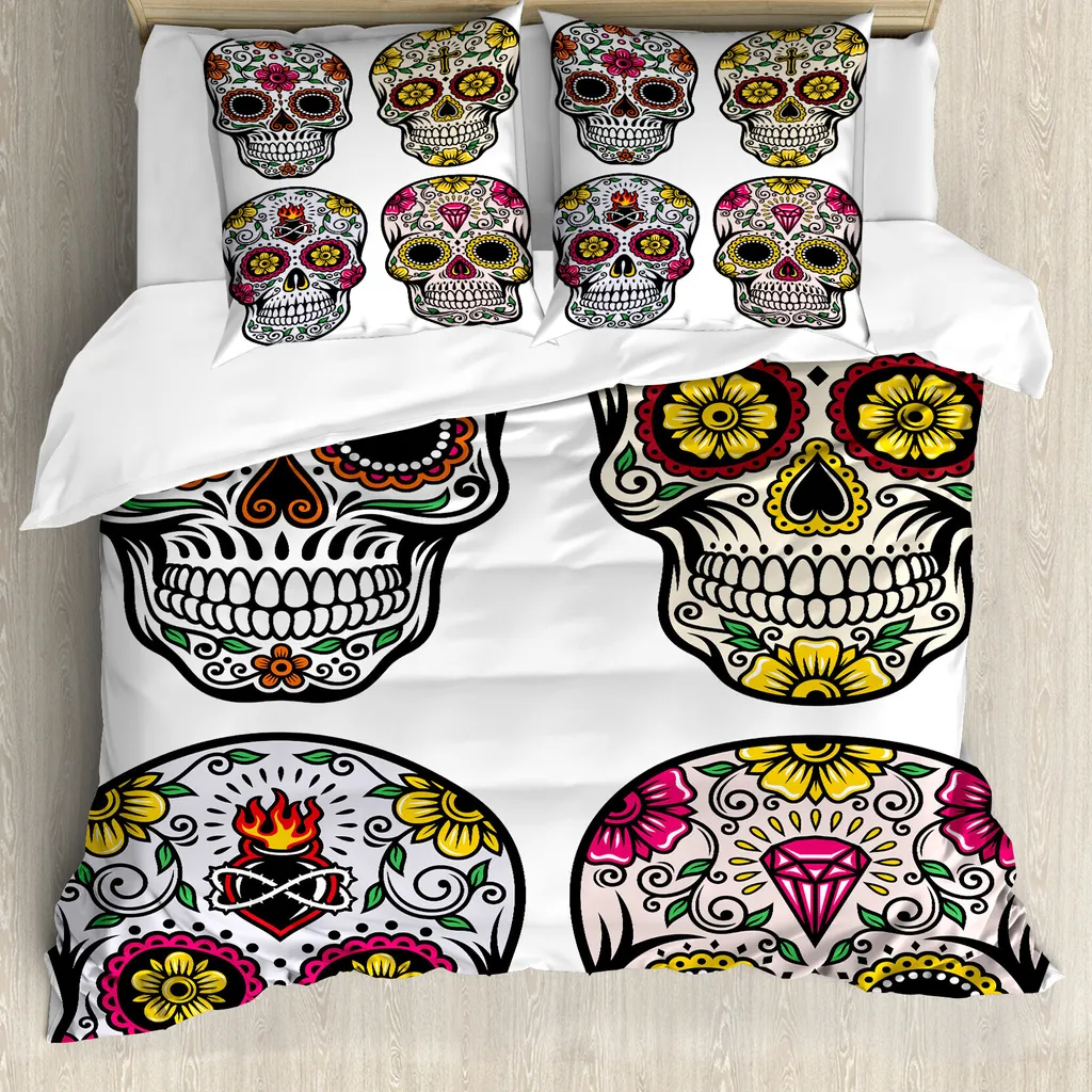 Duvet Cover ABAKUHAUS Giorno dei Morti 200x200 - Urban Style