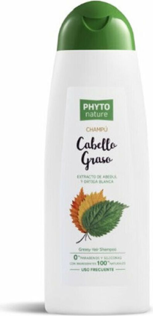 PHYTO NATURE Shampoo für fettiges Haar mit Birken- und Brennnesselextrakt 400 ml