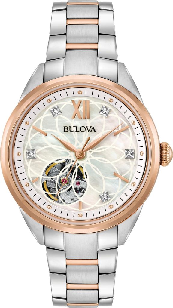 Bulova Automatic 98P170 Damen Automatikuhr Produktbild 