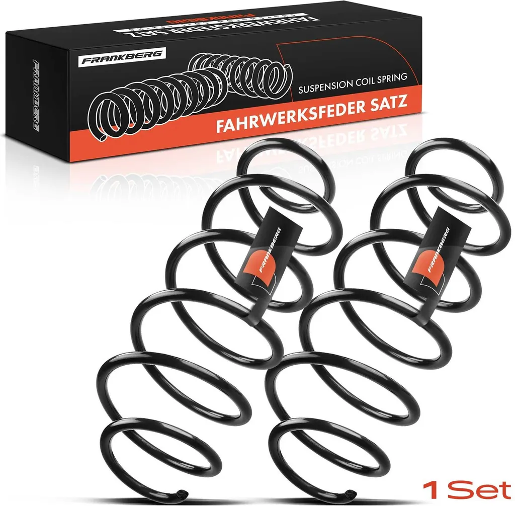 Ressort d'amortisseur avant pour Citroën C3 II 1.4L SC, pack de 2 pièces