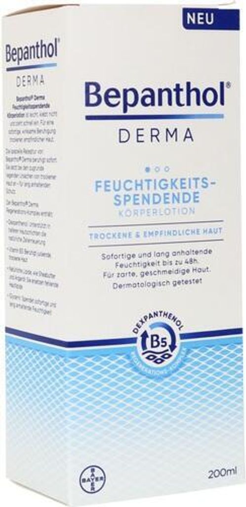 Bepanthol DERMA Hydratačné telové mlieko 1X200 ml Obrázok produktu 