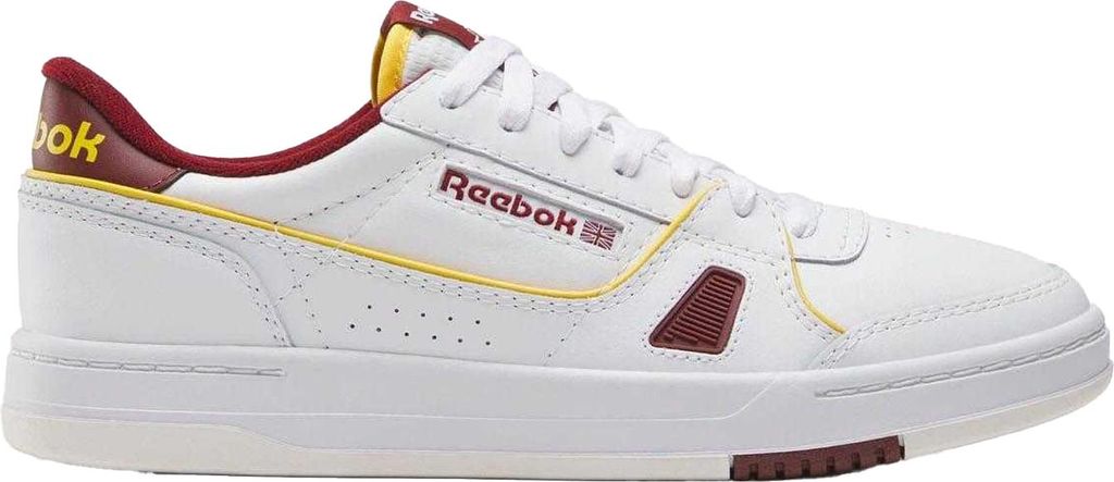 Reebok - "LT Court" Sneaker für Herren/Damen Uni, Leder GT8139 (38,5 EU) (Weiß/Rot)