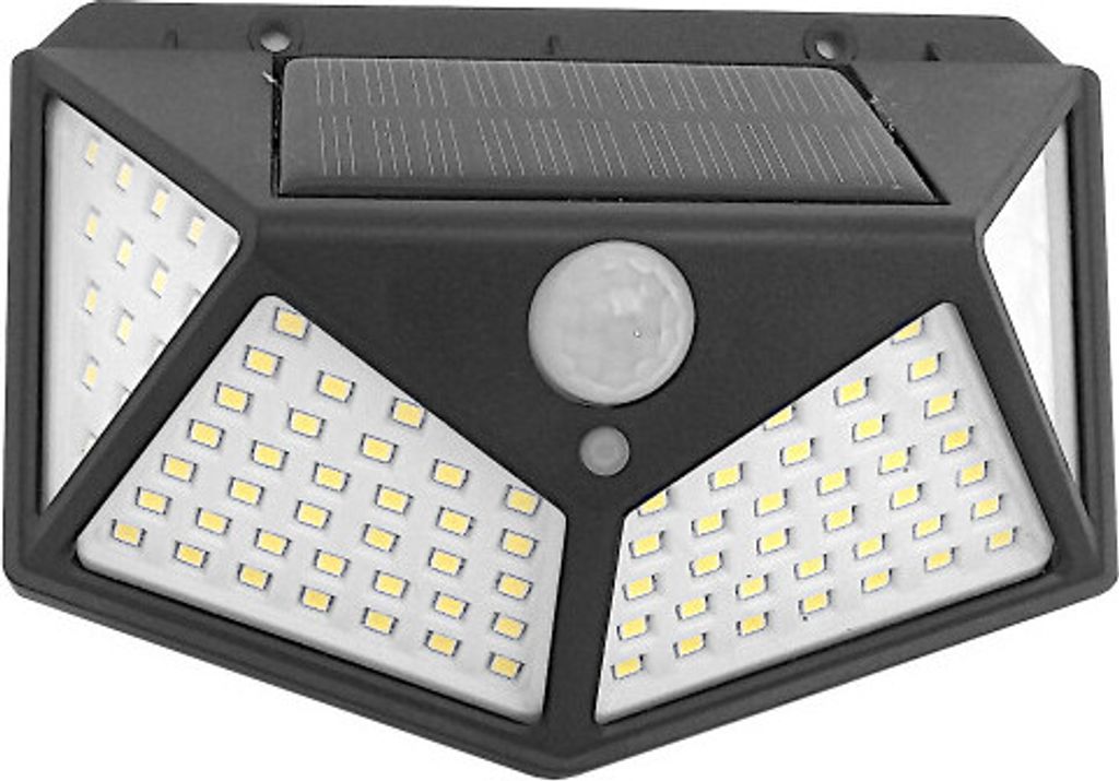 Kinkiet solarny 100 LED z czujnikiem ruchu i zmierzchu Zdjęcie produktu 