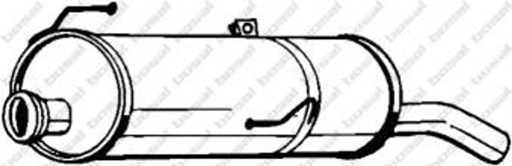 Bosal Endschalldämpfer 190-313