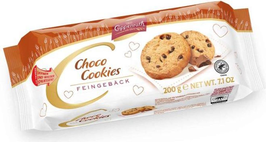 Choco Cookies Hausgebäck von Coppenrath, 200g Produktbild 