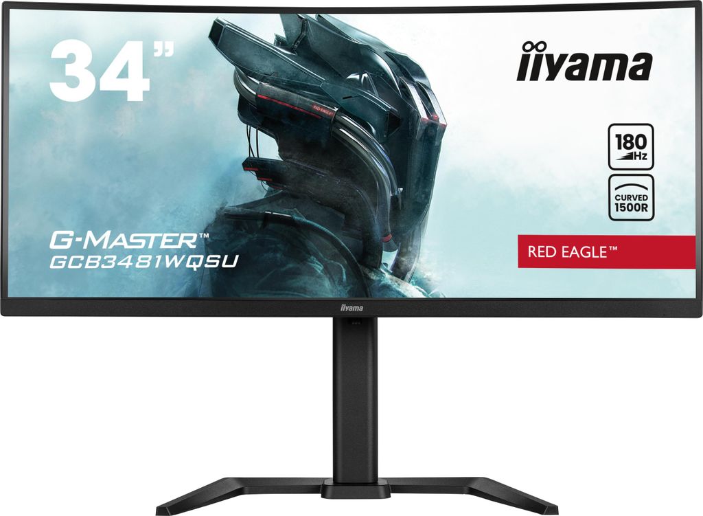 iiyama G-Master Red Eagle GCB3481WQSU 34" 21:9 UWQHD Produktbild 