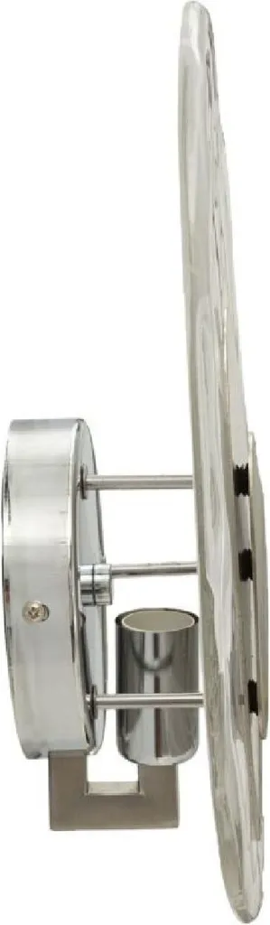 Applique Mauro Ferretti Oceano Argento | Illuminazione Design Moderno E14 - 2