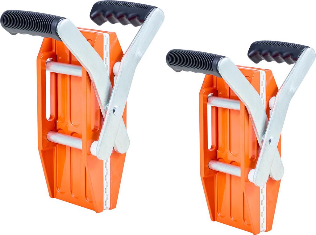 SucceBuy Zweihändige Steintrageklammern 300 kg Heberklemmen 280x120x190mm 2er Set