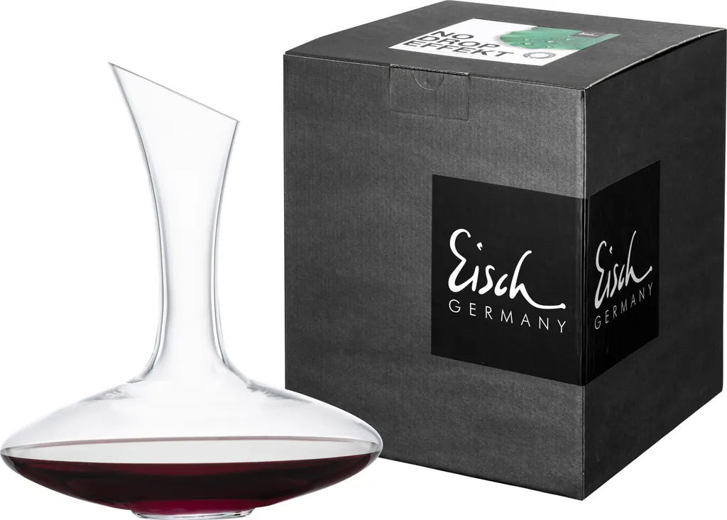 Decanter Eisch NO DROP 0,75L - Vetro Cristallo Soffiato a Bocca Originale