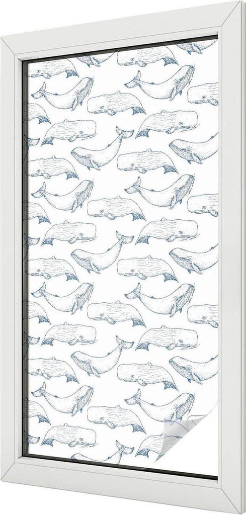 Buntglas Fensterfolie – 100x50 cm – Stained-Glass Design – blickdichte dekorative Sichtschutzfolie – selbstklebend, UV-Schutz – Inspirati...