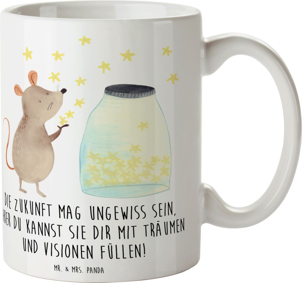 Mr. & Mrs. Panda Teetasse Zukunftsplanung Ungewissheit annehmen - Weiß - Geschenk, Überraschungen, Tasse, Zuversicht, Inspiration, Chancen, Kaffe...