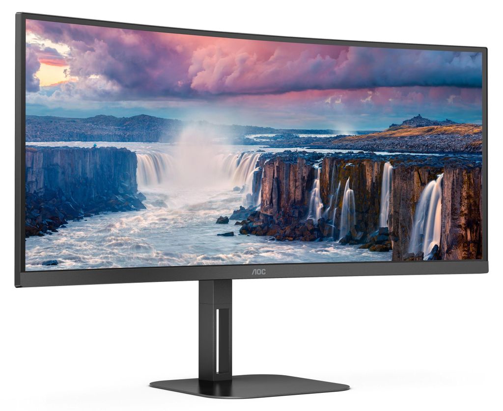 AOC CU34V5C/BK, LED-Monitor, (WQHD, VA, HDMI, DisplayPort, Produktbild 