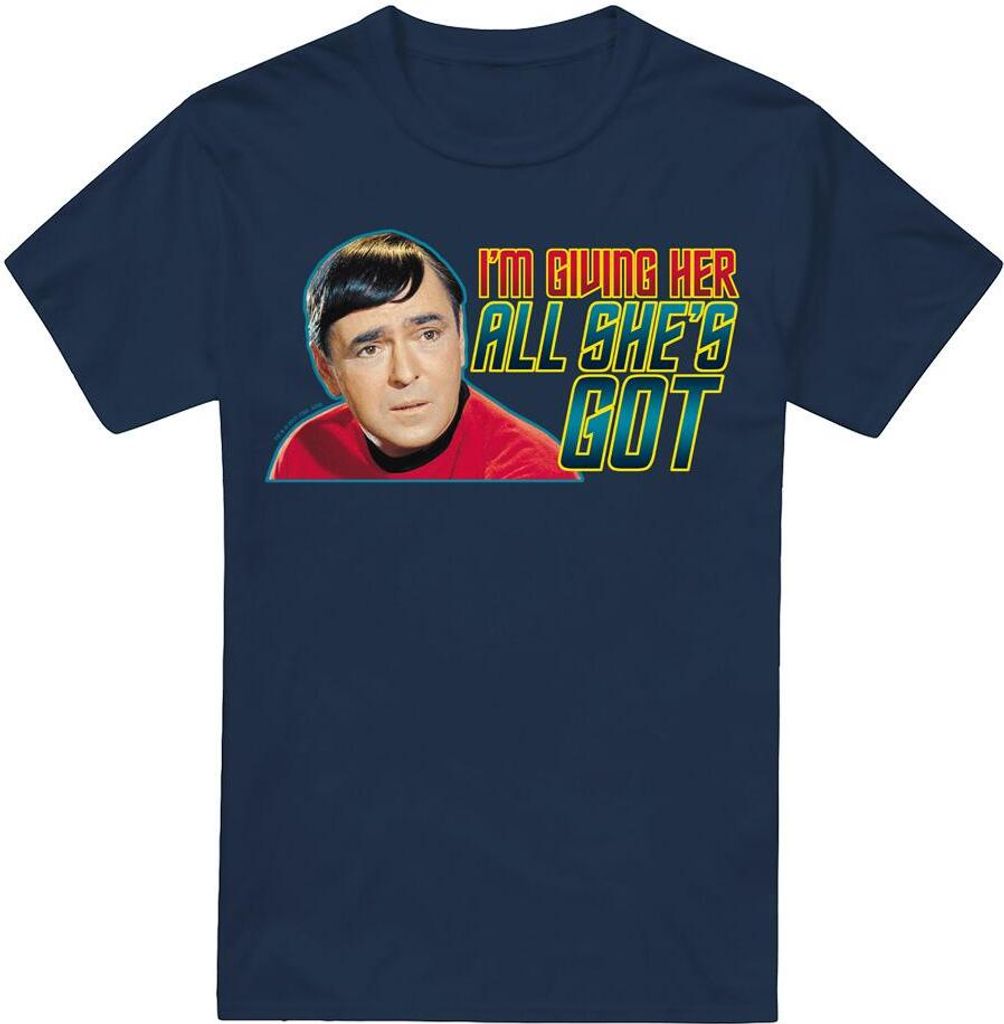 Star Trek - "All She's Got" T-Shirt für Herren TV13790 (XL) (Marineblau)