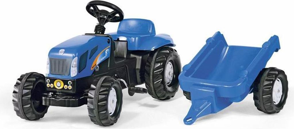 New Holland TVT190 Trettraktor mit Beiwagen Produktbild 