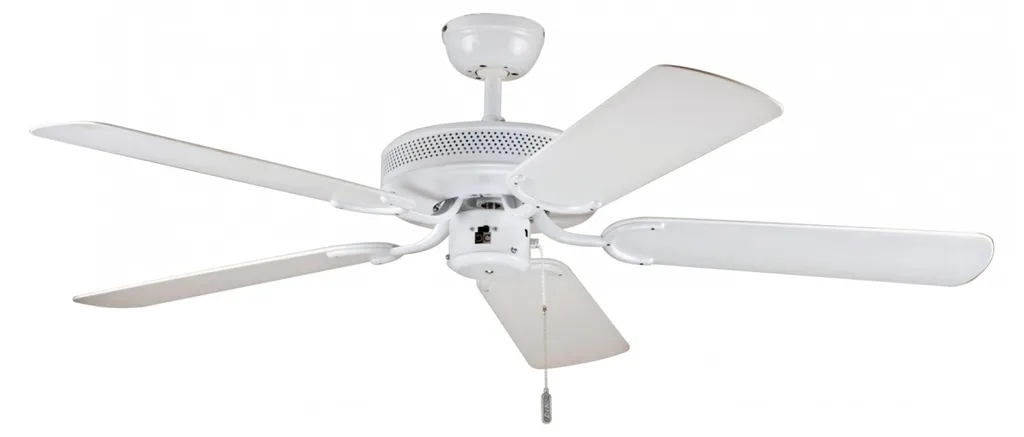 Ventilateur de Plafond pour Salon et Chambre, White Eagle 132 cm Blanc