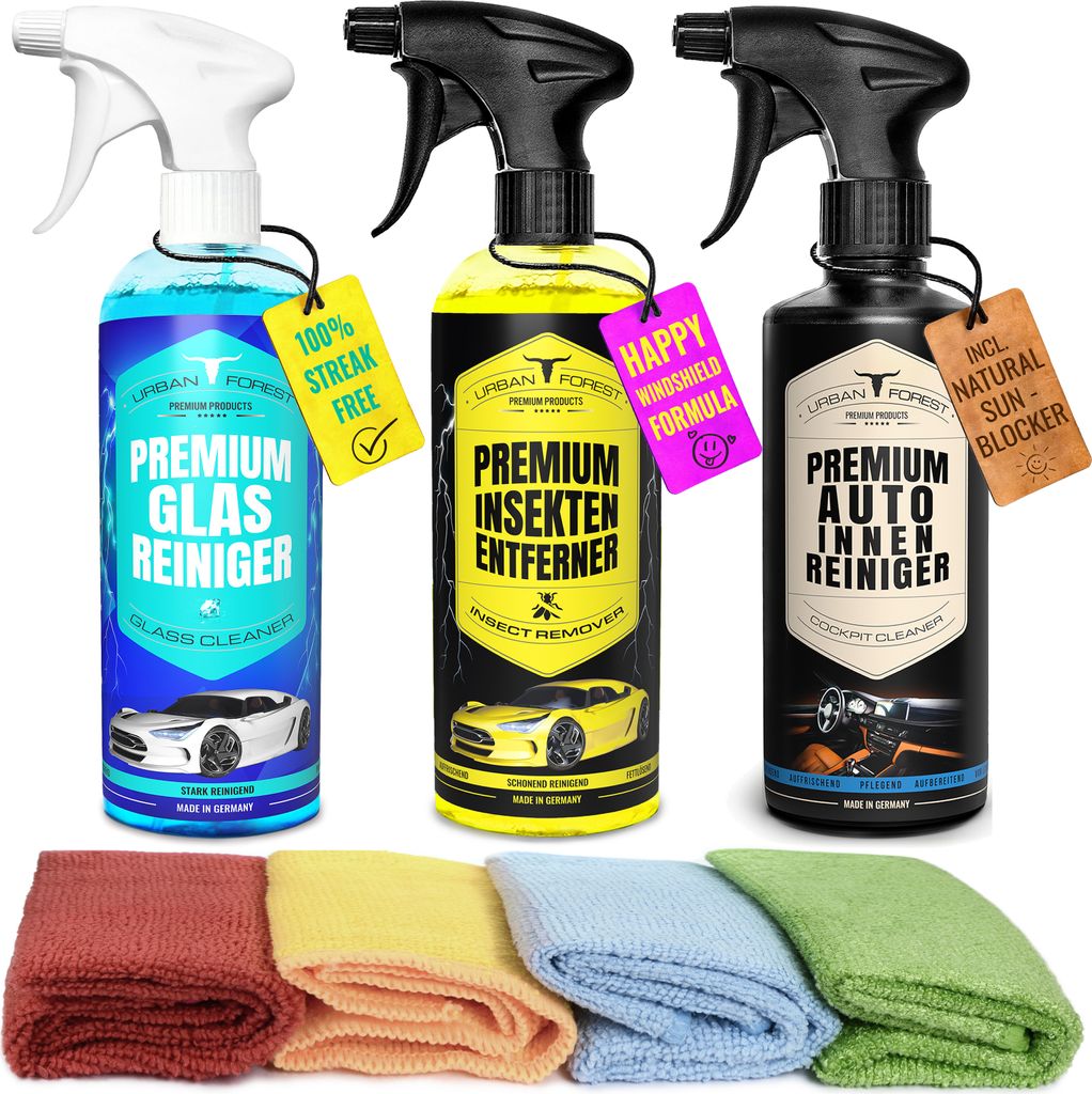 Sparset Auto Reiniger + Insektenreiniger + Glasreiniger + 4 Produktbild 