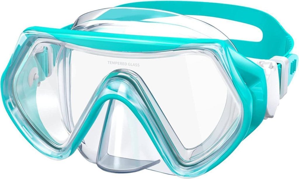 Kinder Taucherbrille Schwimmbrille 180°Panorama HD Anti Produktbild 